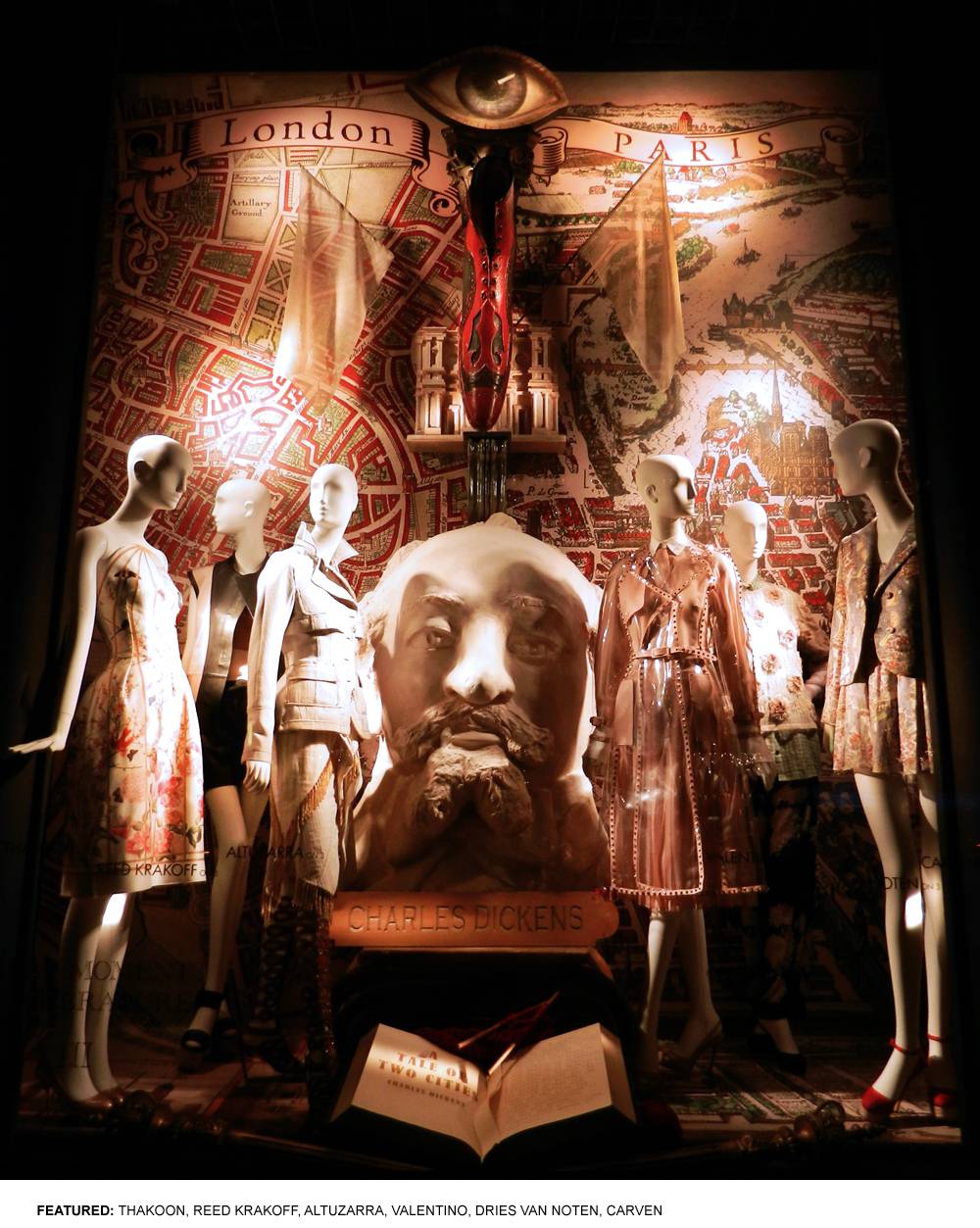 Bergdorf Goodman's Literary Windows