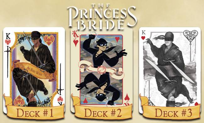 princess bride playing cards