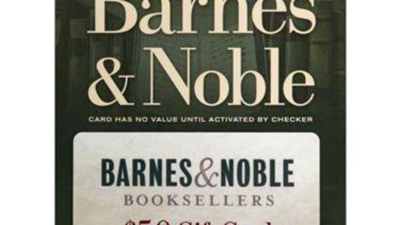 Giveaway 50 Barnes Noble Giftcard