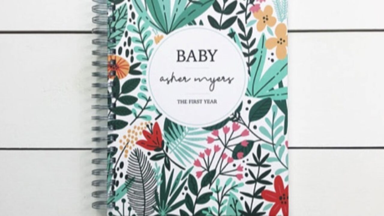 Baby Memory Book of Firsts Baby Books First Year Memory Book Little Camper Memory Book Baby Journal and Photo Album 