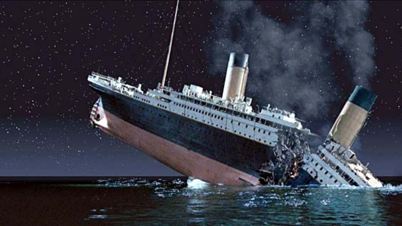 Image result for sinking of the titanic