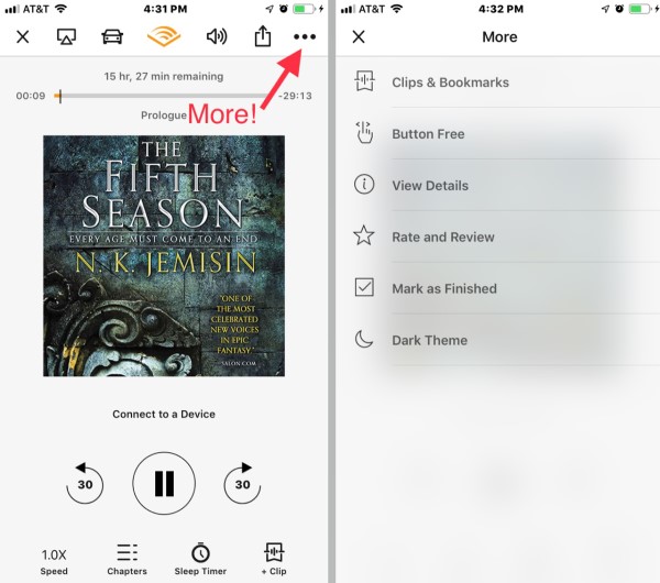 How do you download audible books to iphone