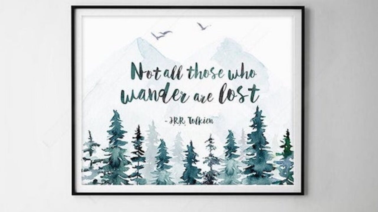 LOTR Gandalf Quote Hand Made Special Wall Art Poster Unique Prints Vintage Retro 