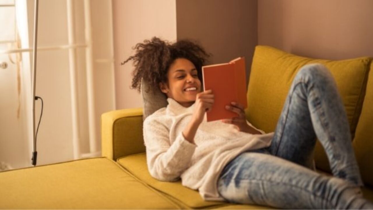 woman reading