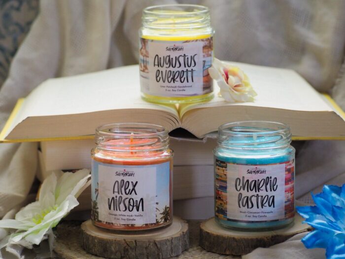 Emily Henry book boyfriend candles