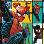 closeup of the cover for spider-man total universe