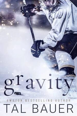 Cover of Gravity by Tal Bauer hot hockey romances