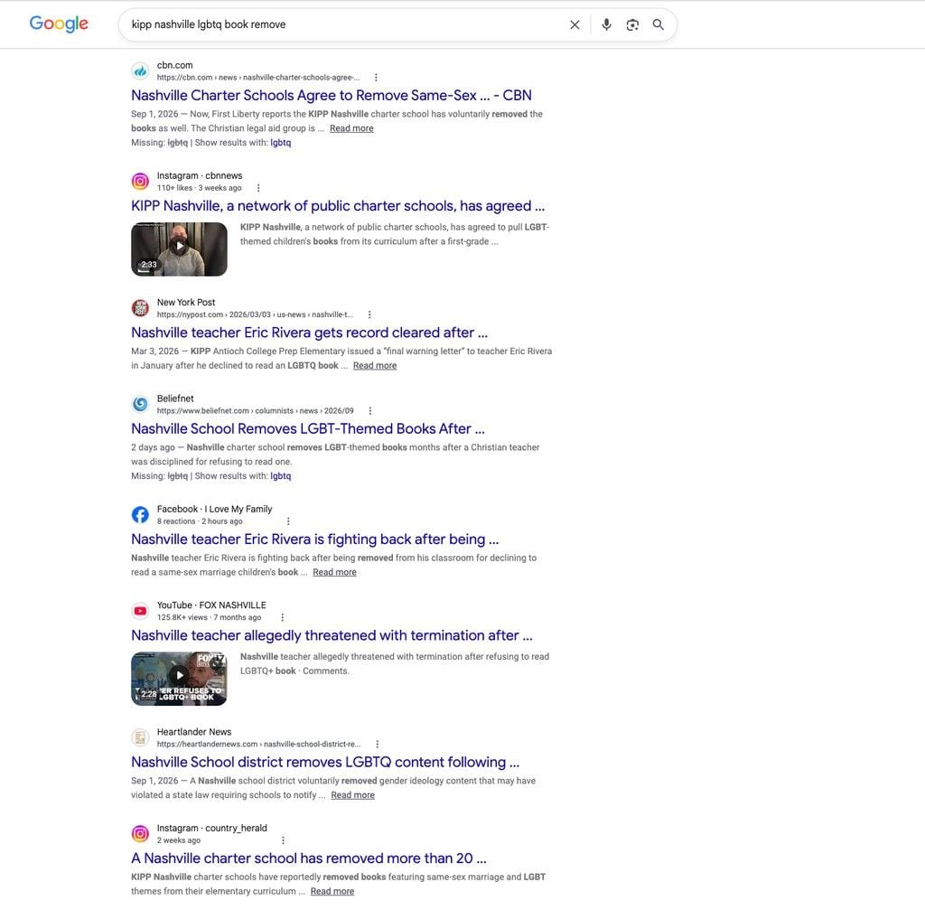 page two of search for page one of results for kipp nashville lgbtq book remove