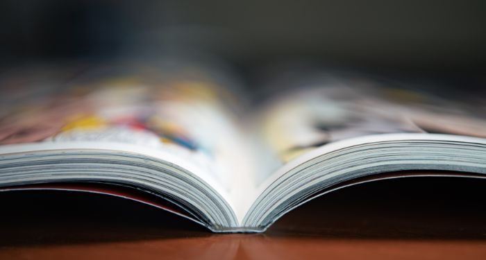 Image of an open comic book