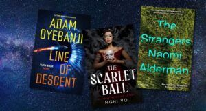 a collage of new SFF books out in Fall 2026